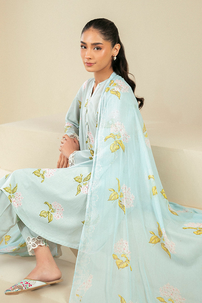 Cross Stitch | Daily Lawn 24 | DIM Black-3 PIECE LAWN SUIT - House Of Anaya