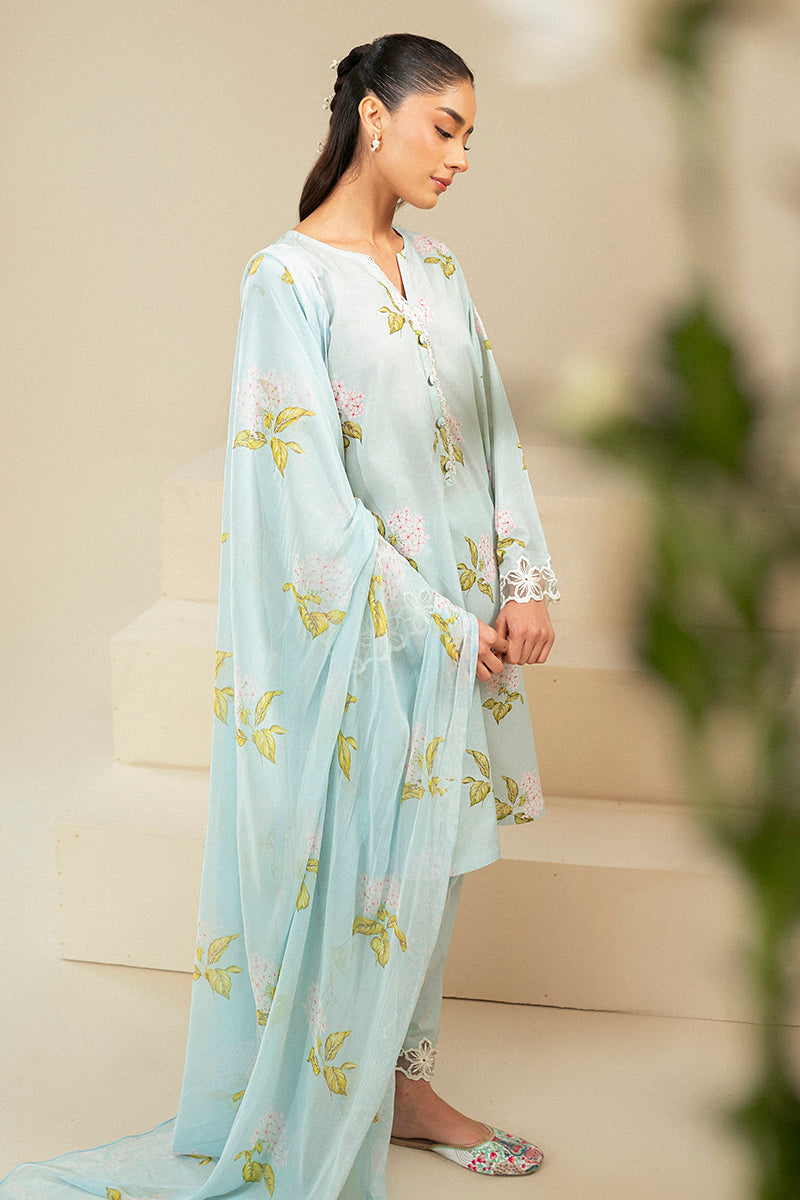 Cross Stitch | Daily Lawn 24 | DIM Black-3 PIECE LAWN SUIT - House Of Anaya