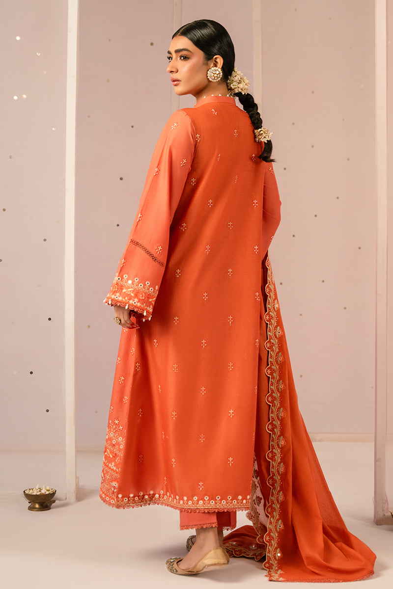 Cross Stitch | Mahiri Embroidered Collection 24 | RUSTIC NOIR - House Of Anaya