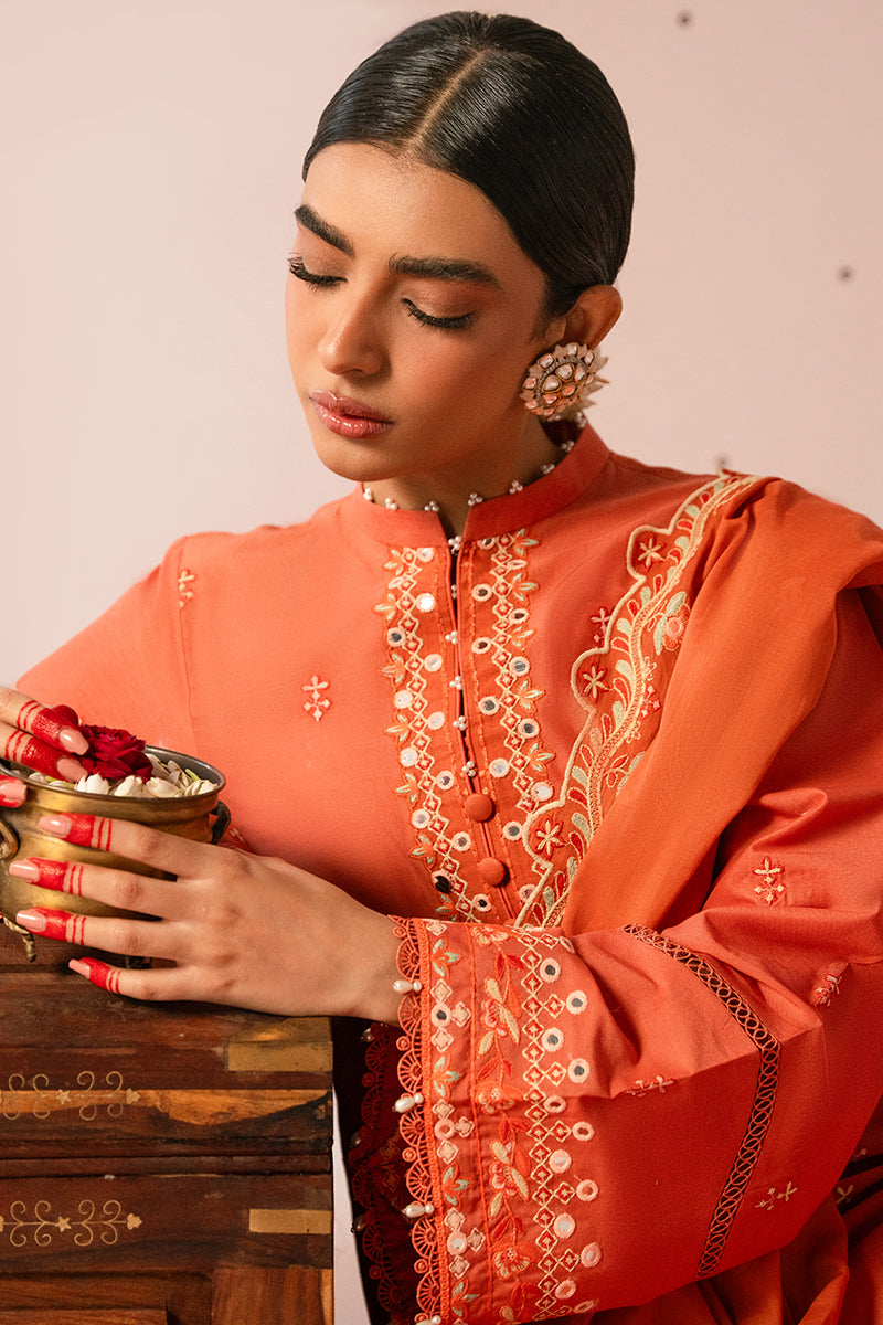 Cross Stitch | Mahiri Embroidered Collection 24 | RUSTIC NOIR - House Of Anaya