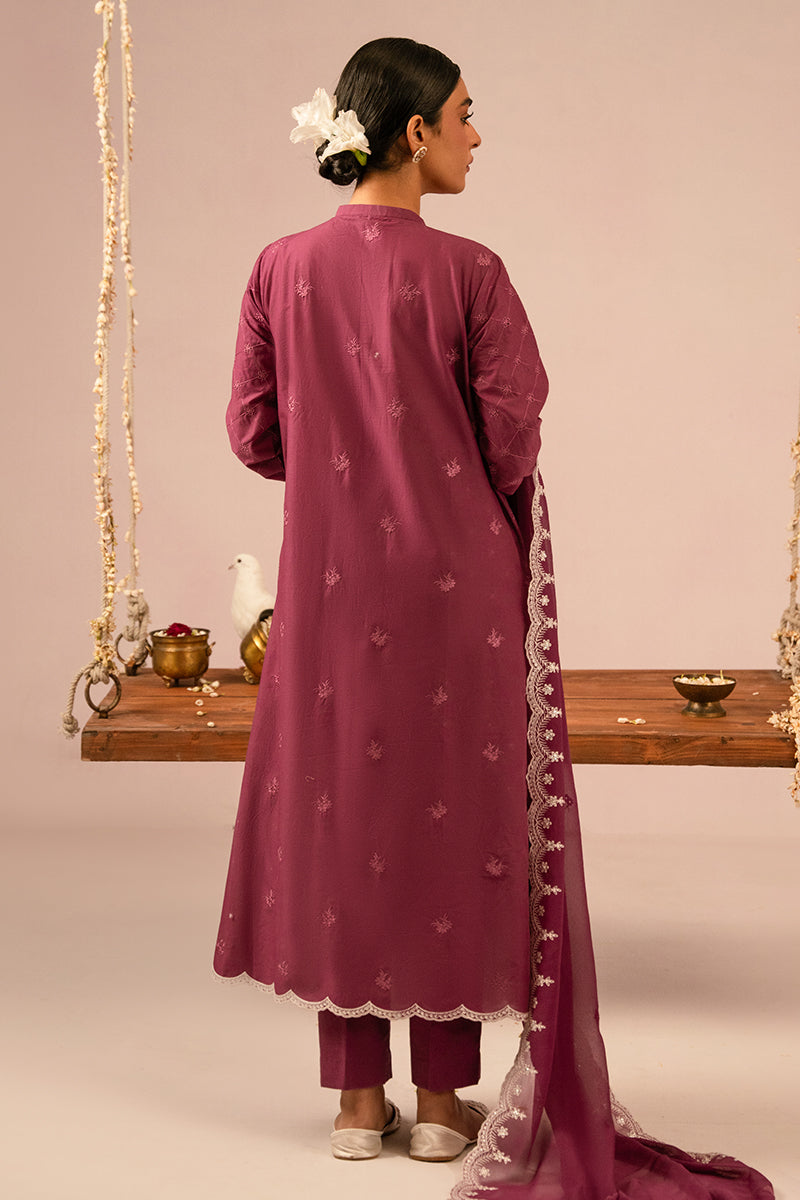 Cross Stitch | Mahiri Embroidered Collection 24 | VIOLET QUARTZ - House Of Anaya