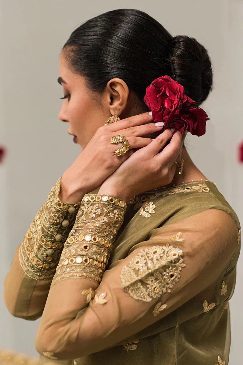 Cross Stitch | Luxe Atelier 24 | Olive Gleam - House Of Anaya