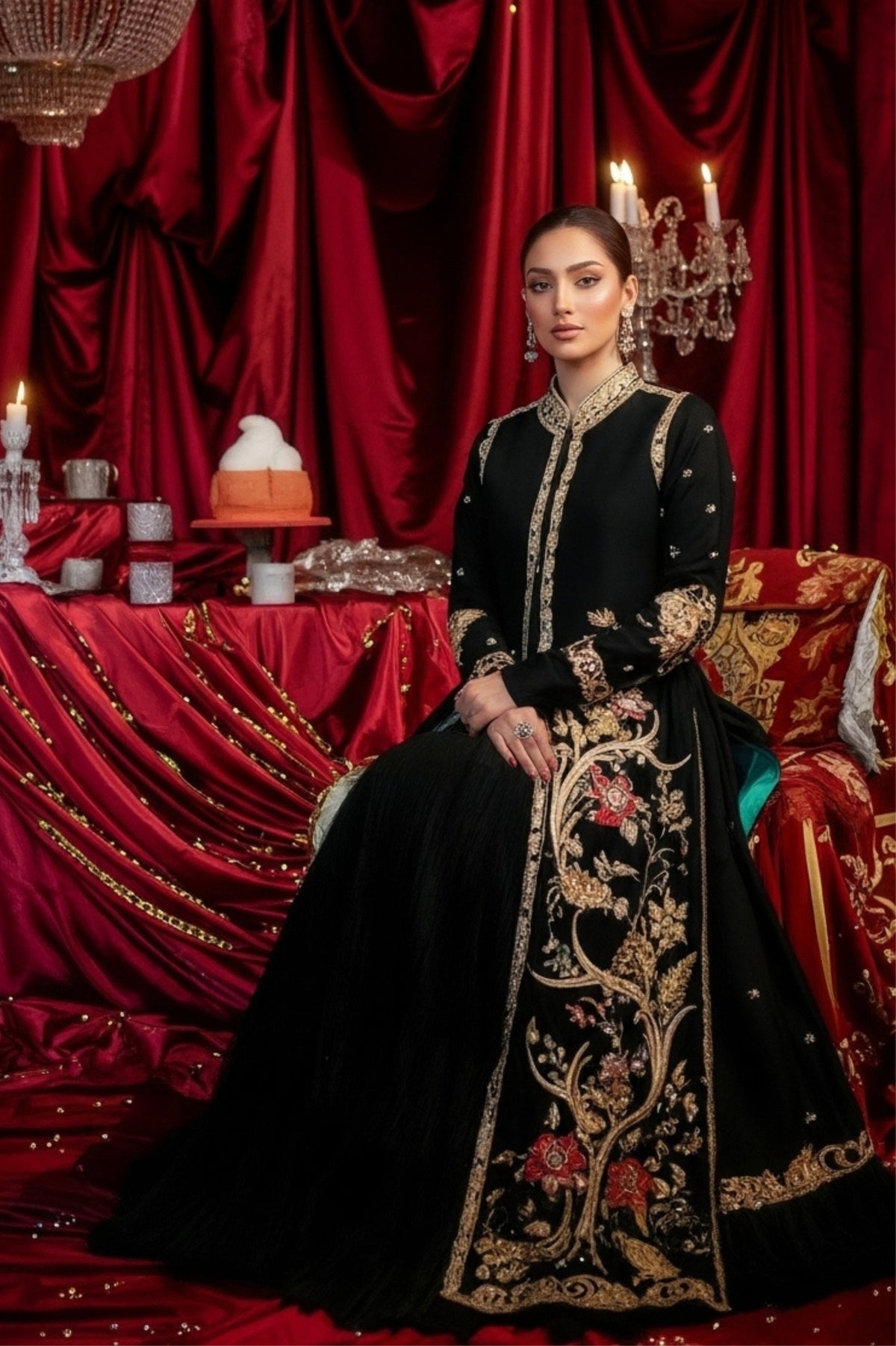 Sable V | Laal Bagh Bridal Luxury Formals | SLB-1570
