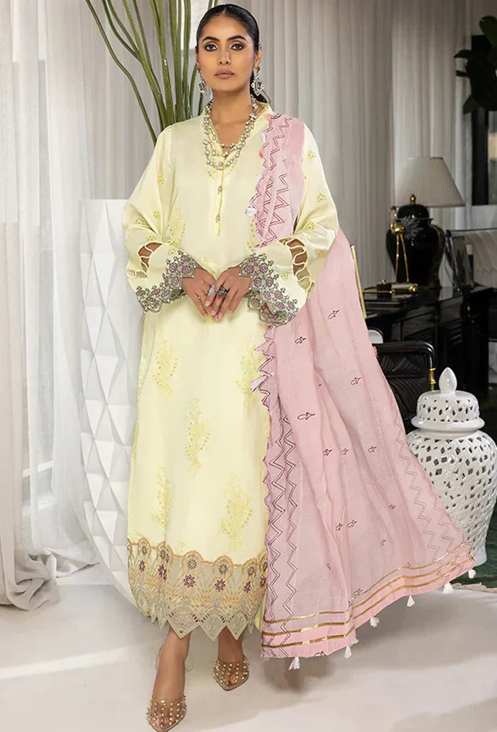 Humdum | Charlotte Chikankari Lawn | D06 - House Of Anaya