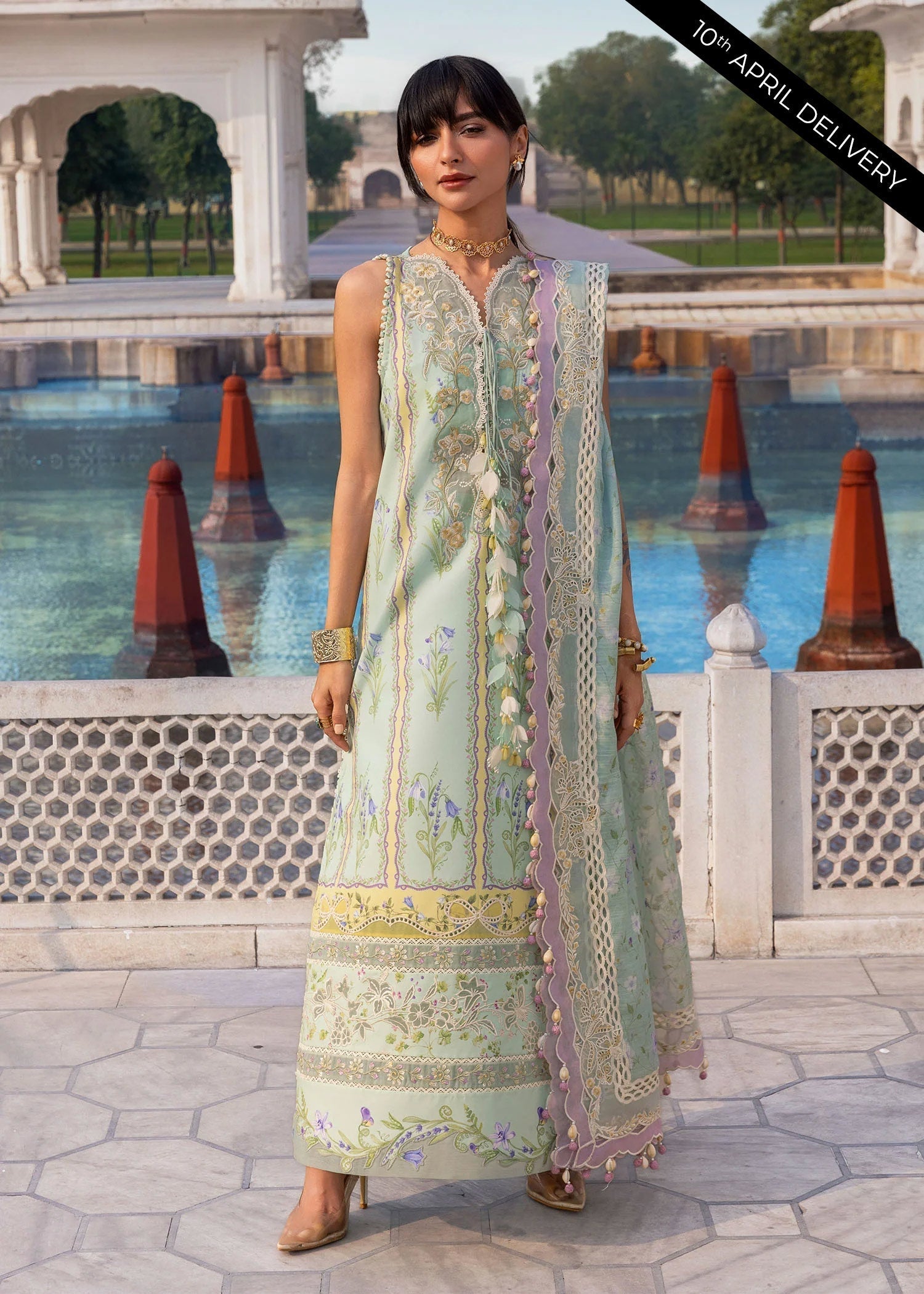 Crimson | Flow By Crimson Lawn'26 | SUN-KISSED LETTER-D9B