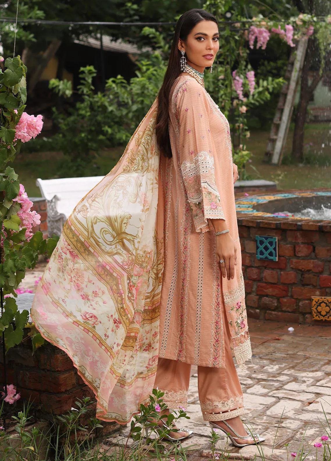 Elaf Premium | Eid Lawn'26 | ELJ-02B Helene
