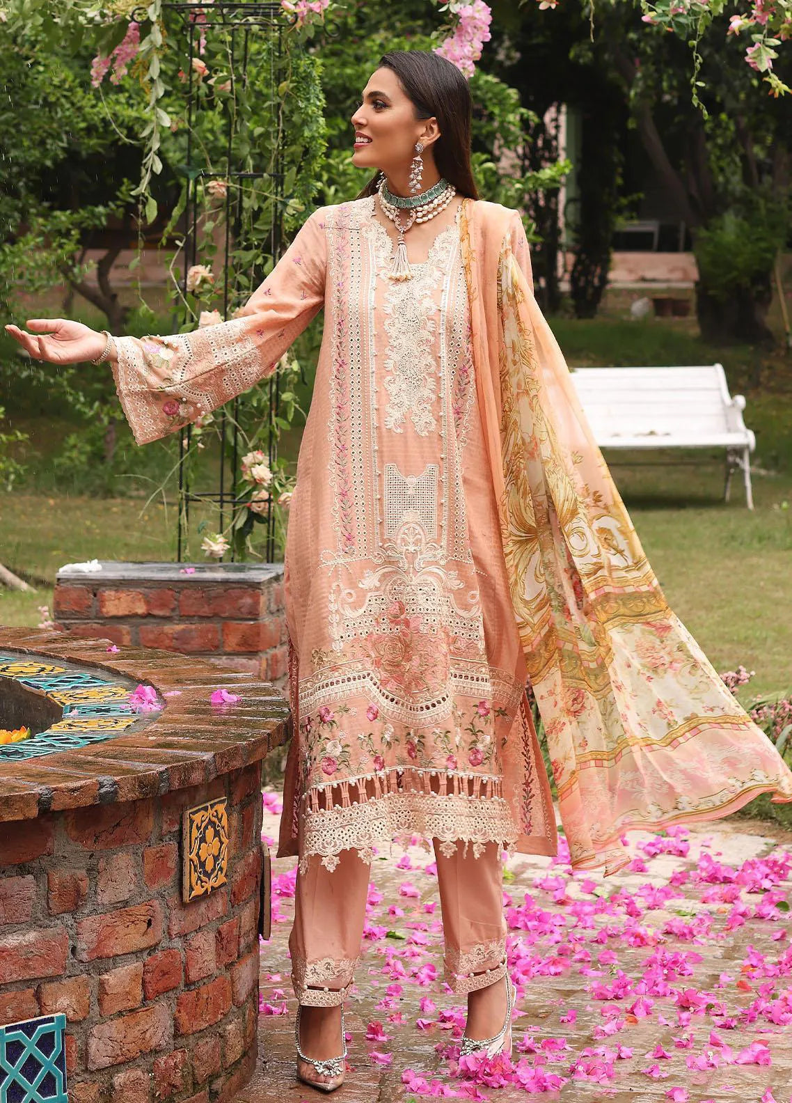 Elaf Premium | Eid Lawn'26 | ELJ-02B Helene