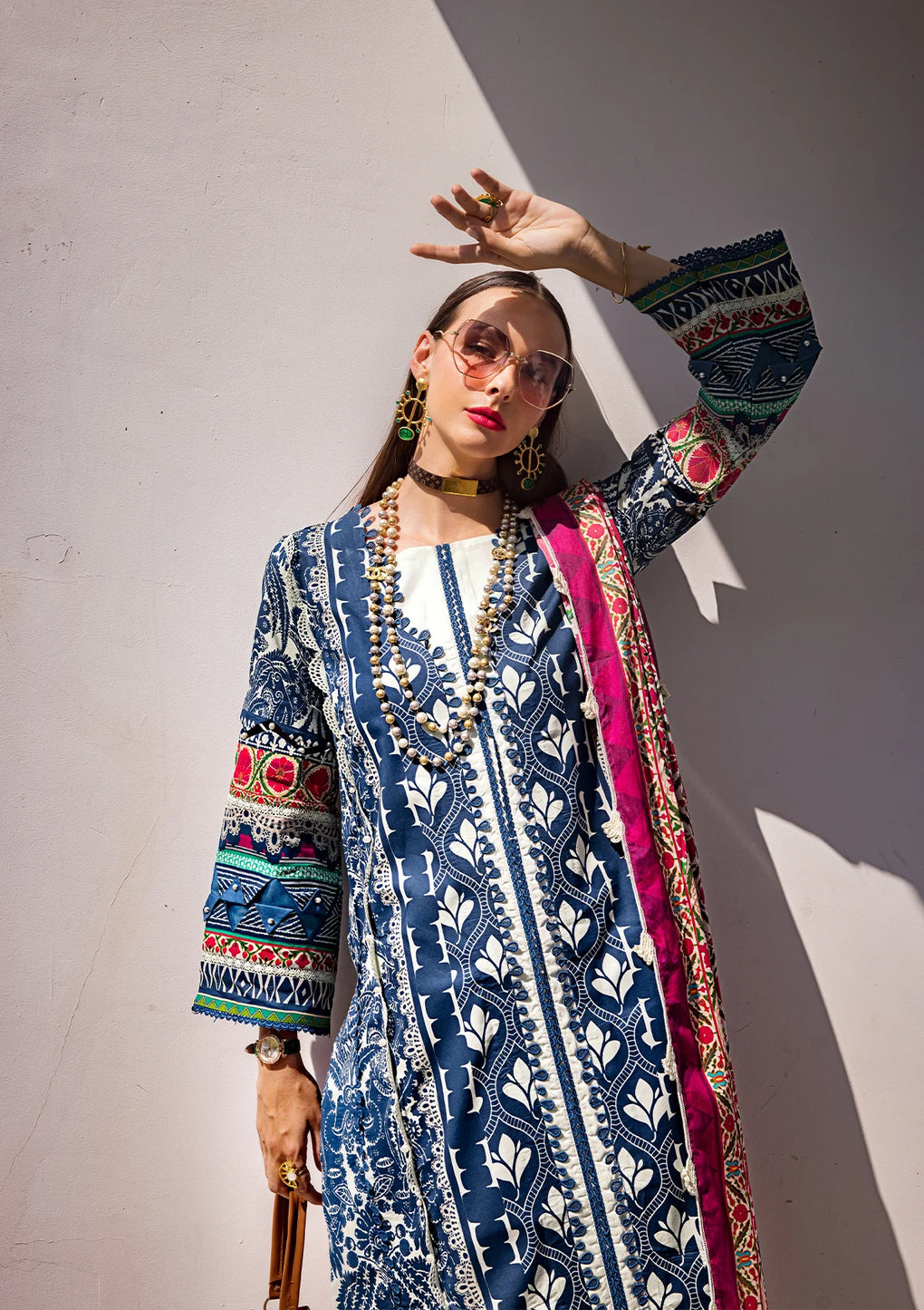 Elaf Premium | Prints Collection 2024 | EOP-07B ELNAZ - House Of Anaya
