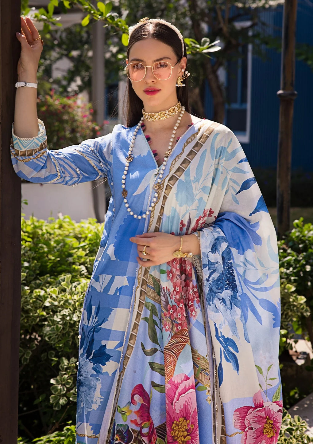 Elaf Premium | Prints Collection 2024 | EOP-01B DARIS - House Of Anaya