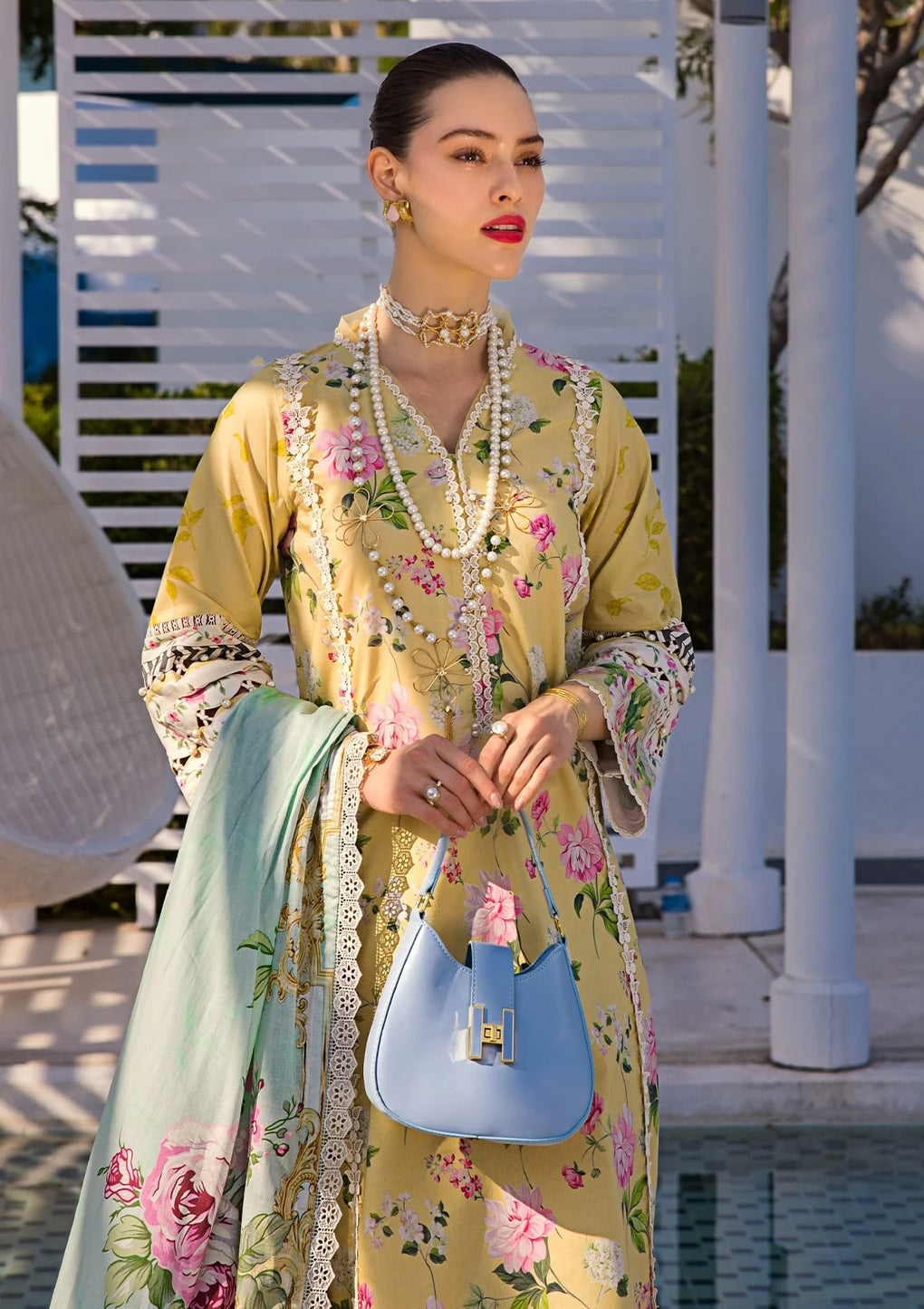 Elaf Premium | Prints Collection 2024 | EOP-02B HUAHIN CHIC - House Of Anaya