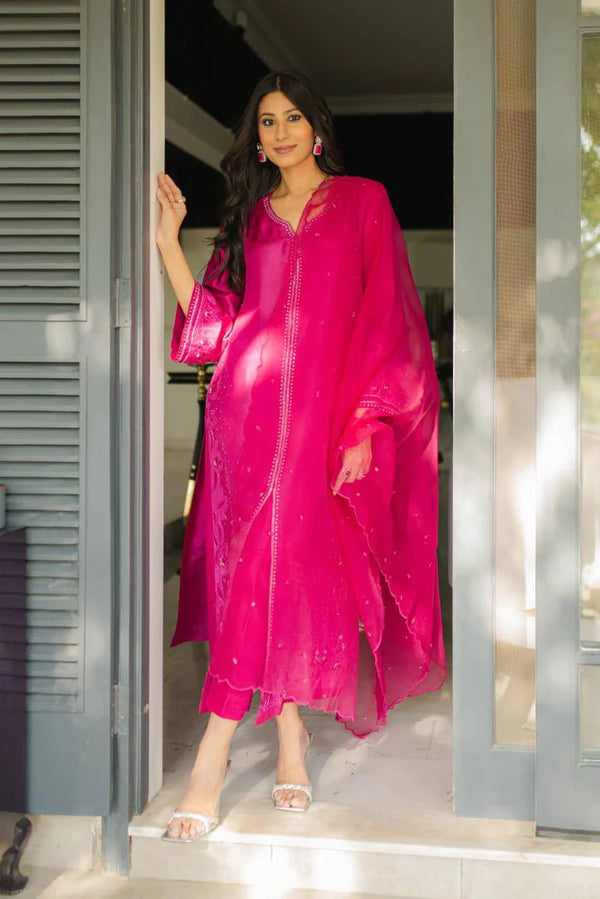 Jeem | Luxury Pret | ELSA PINK - Riwayat-e-Khas