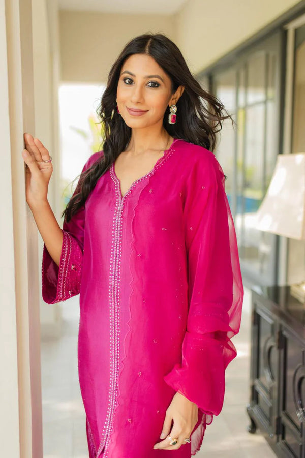 Jeem | Luxury Pret | ELSA PINK - Riwayat-e-Khas