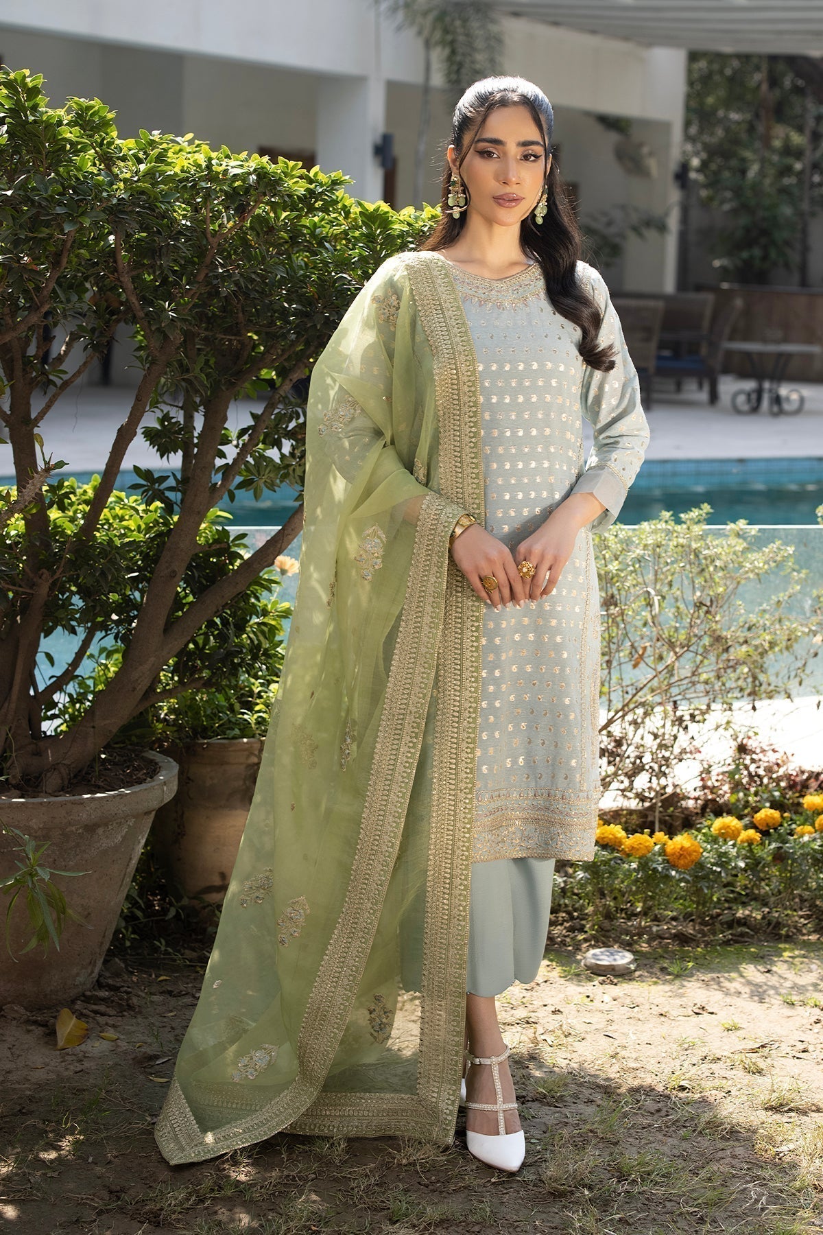 Erum Khan | Shahzeen Eid Collection | DOVE - House Of Anaya