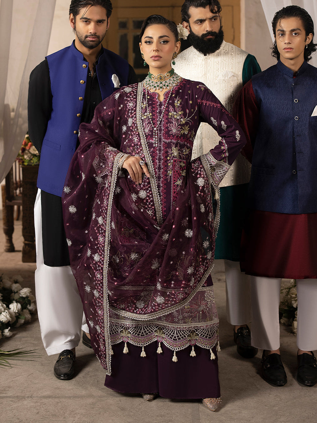 Mahnur | Mahrukh Luxury Lawn 24 | ESME - Riwayat-e-Khas