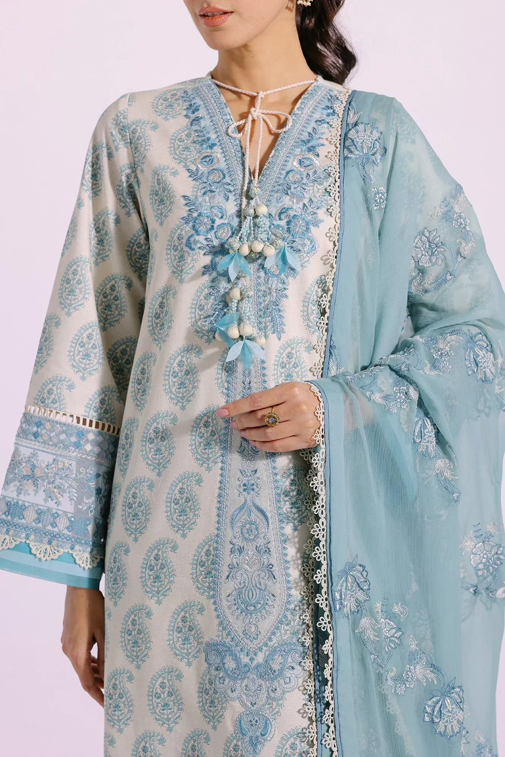 Ethnic | Rozana Collection SS 24 | E0414/203/130 - House Of Anaya