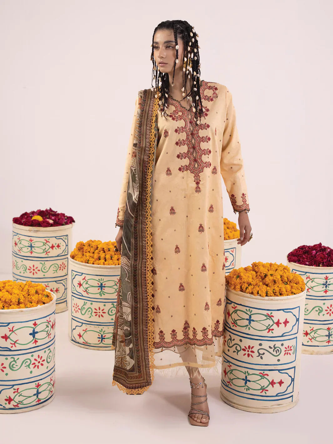 Ittehad | Faiza Faisal Rangeeli Lawn 24 | Gulabo - House Of Anaya