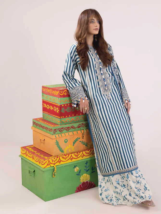Ittehad | Faiza Faisal Rangeeli Lawn 24 | Albeli - House Of Anaya
