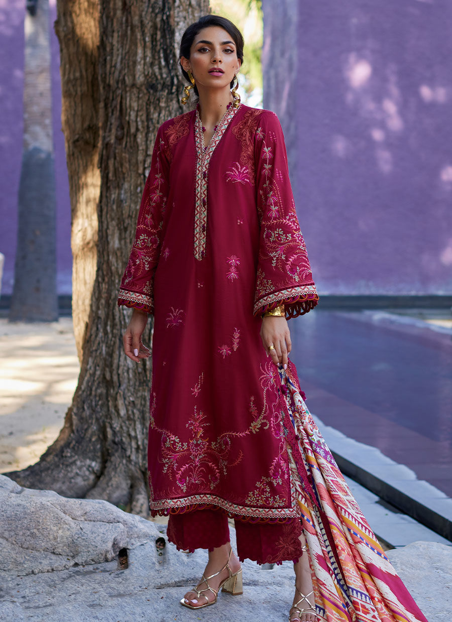 Farah Talib Aziz | Suay Lawn 24 | ENZO RED - House Of Anaya