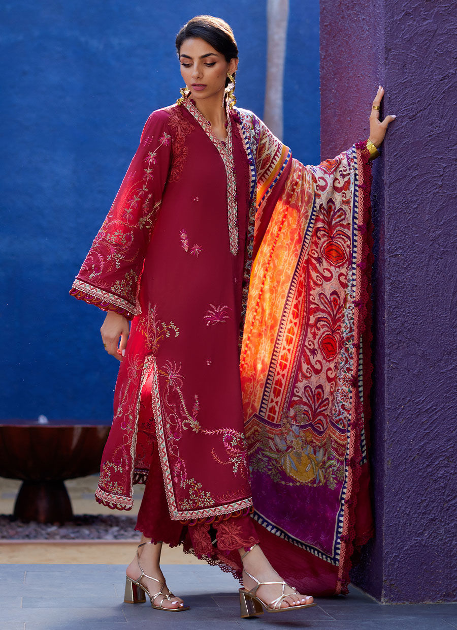 Farah Talib Aziz | Suay Lawn 24 | ENZO RED - House Of Anaya