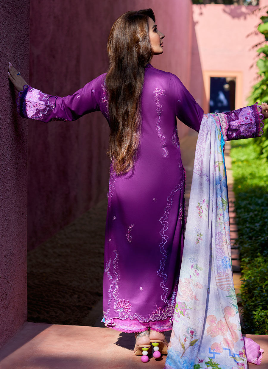 Farah Talib Aziz | Suay Lawn 24 | YURI PURPLE - House Of Anaya