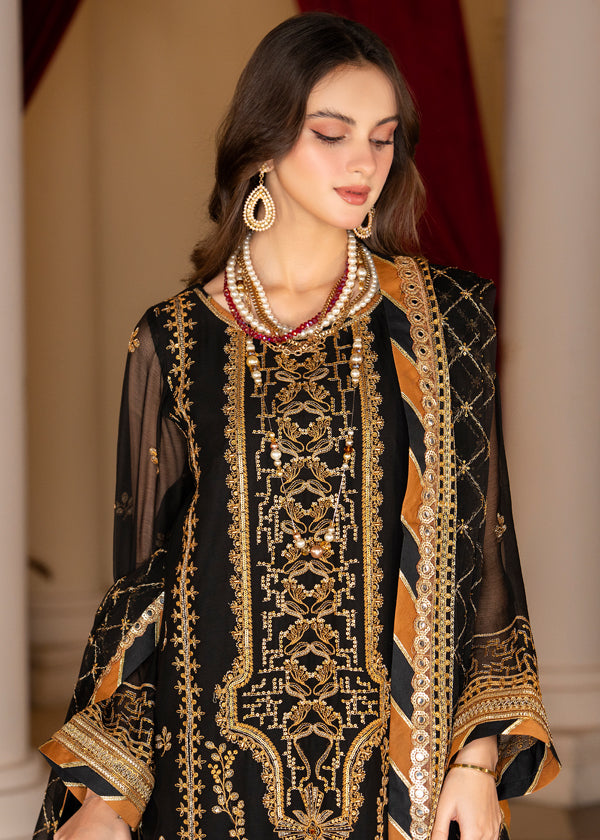 Strawberry | Rimjhim Chiffon Collection | FLS-RJ-001 - Riwayat-e-Khas