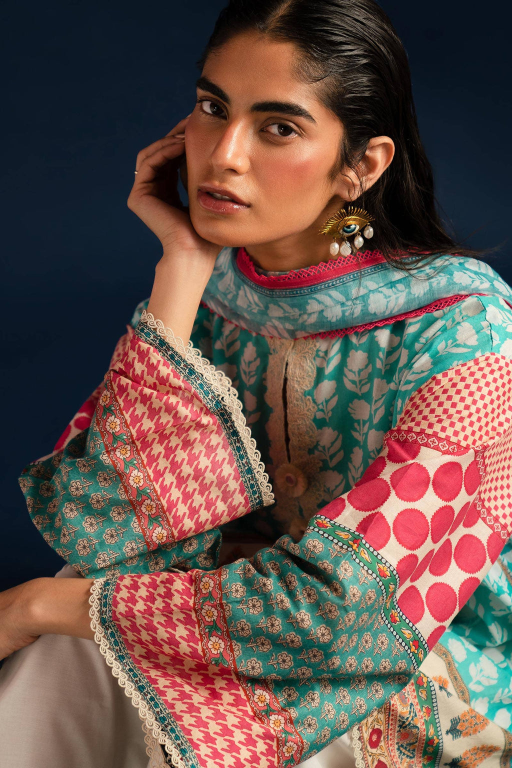 Sana Safinaz | Mahay Summer Lawn 24 | S-13 - House Of Anaya