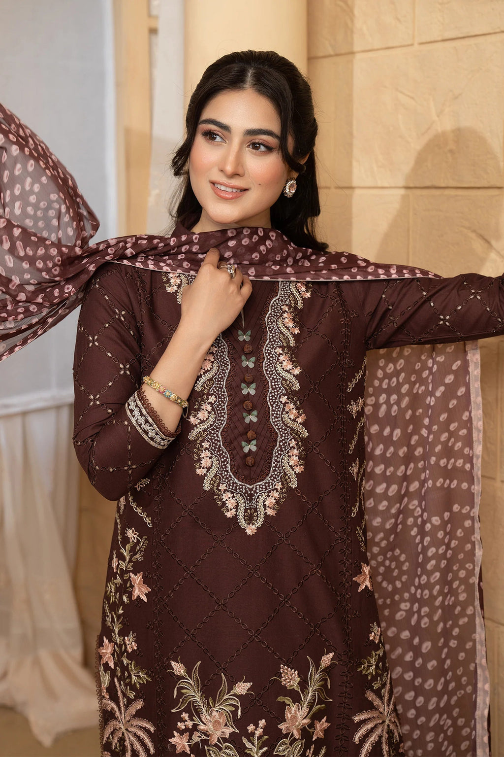 Hemstitch | Summer Luxury Lawn 24 | Mulberry