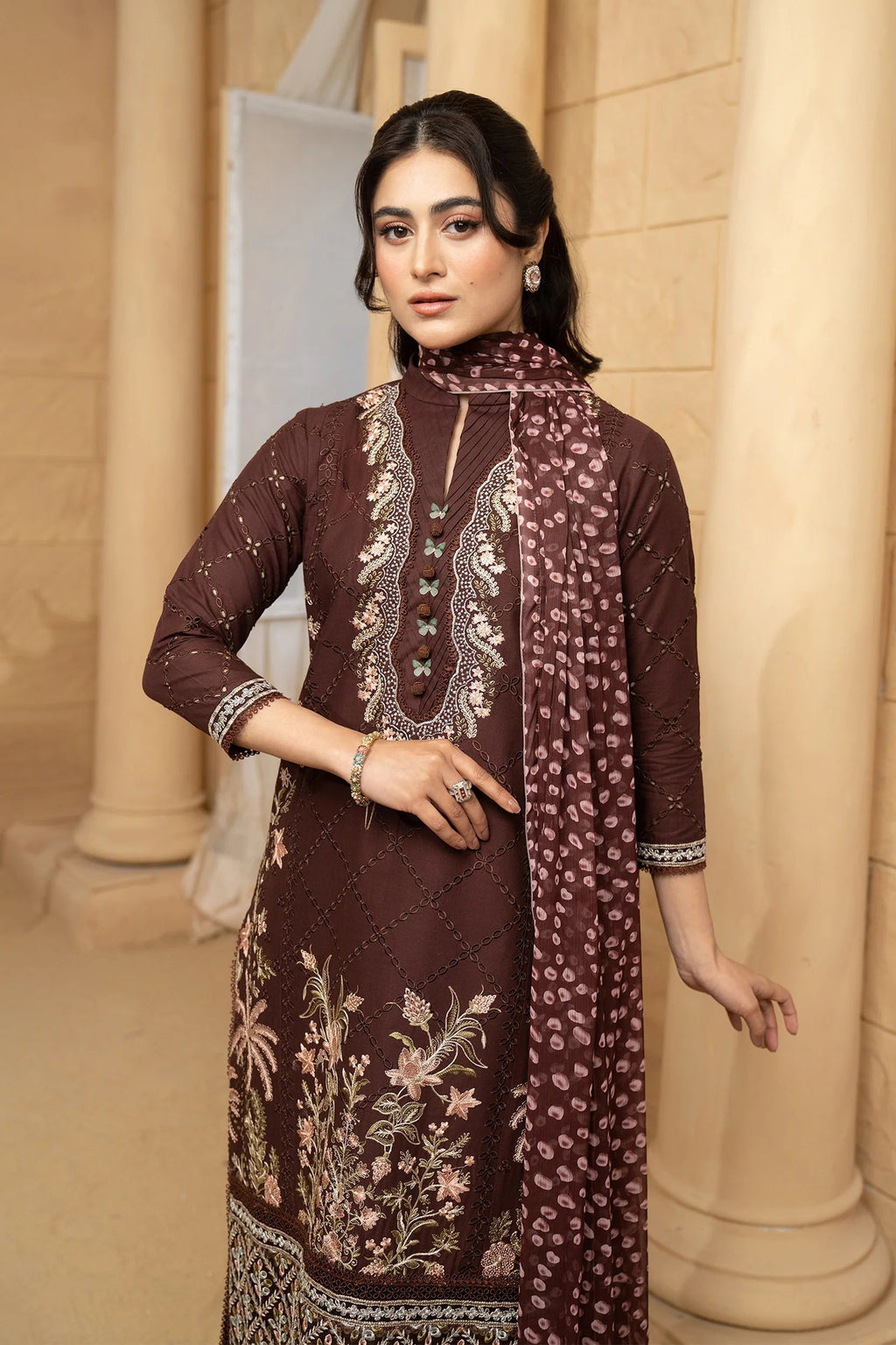 Hemstitch | Summer Luxury Lawn 24 | Mulberry