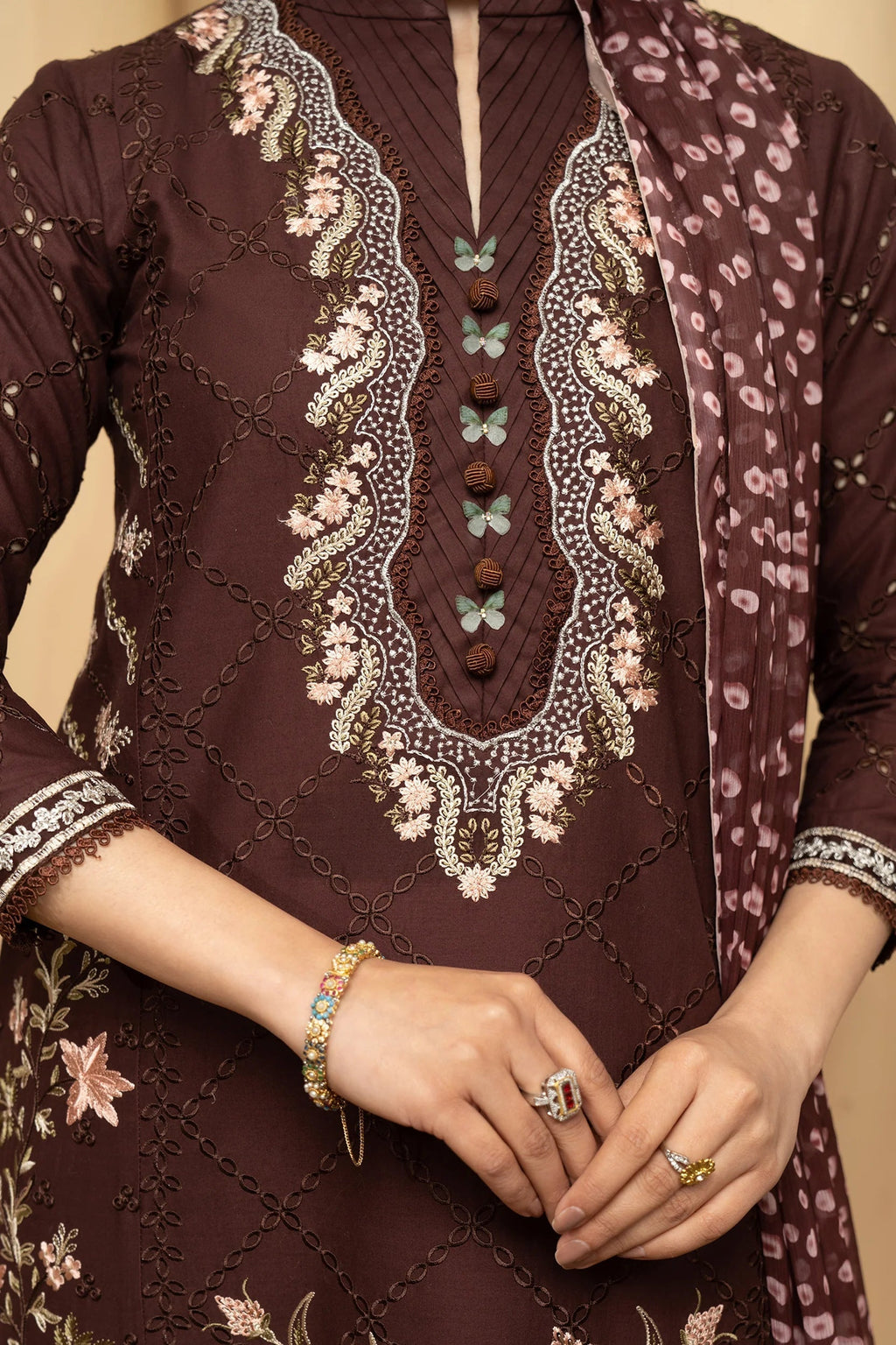 Hemstitch | Summer Luxury Lawn 24 | Mulberry