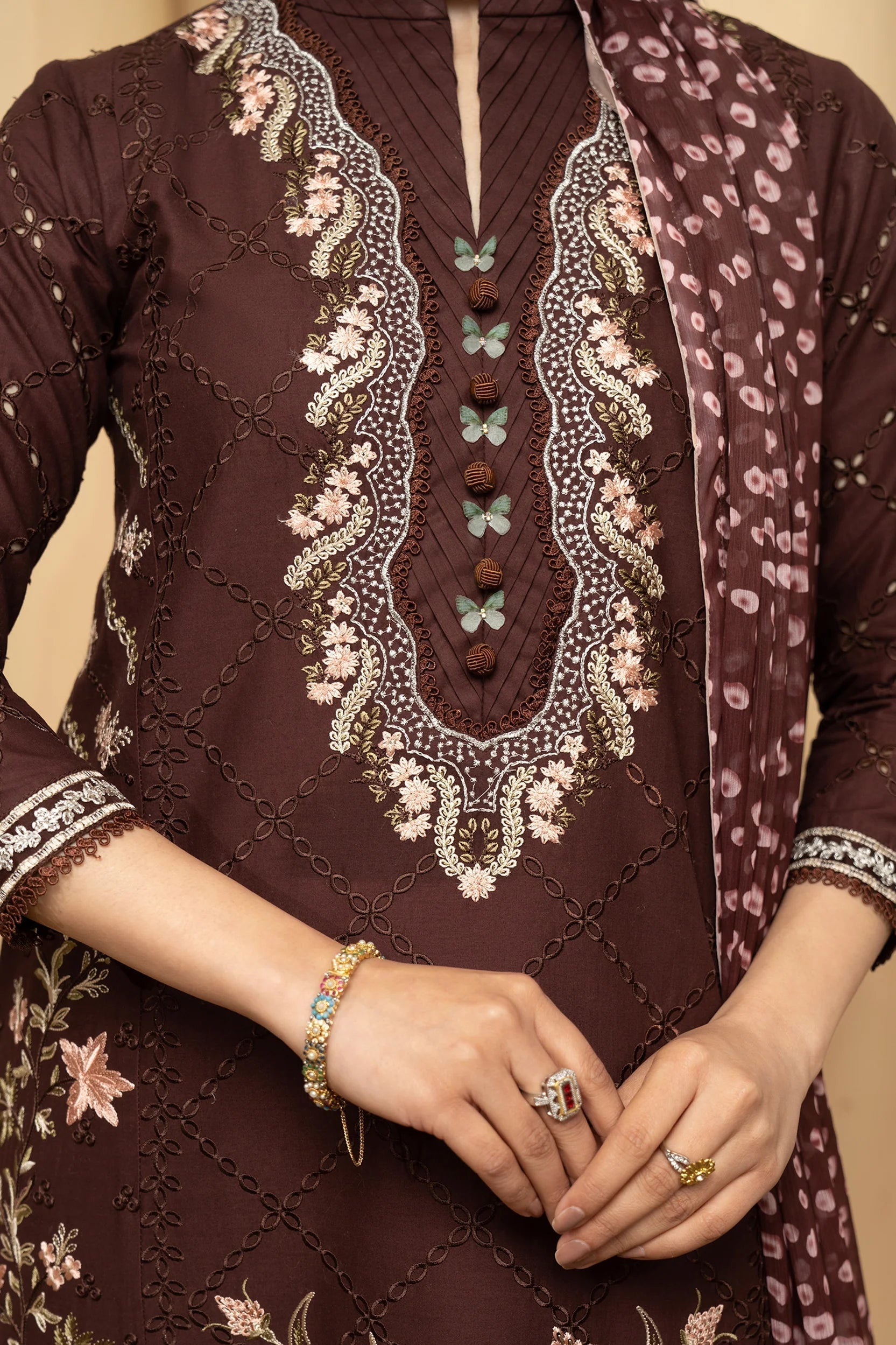 Hemstitch | Summer Luxury Lawn 24 | Mulberry