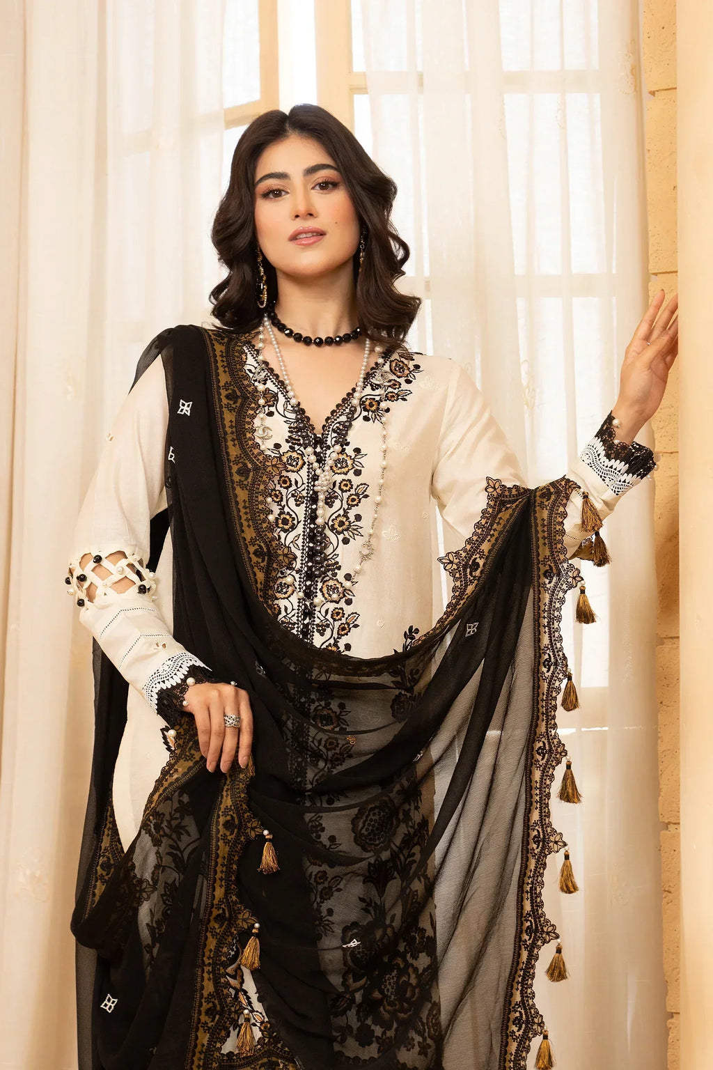 Hemstitch | Summer Luxury Lawn 24 | Prestige - House Of Anaya