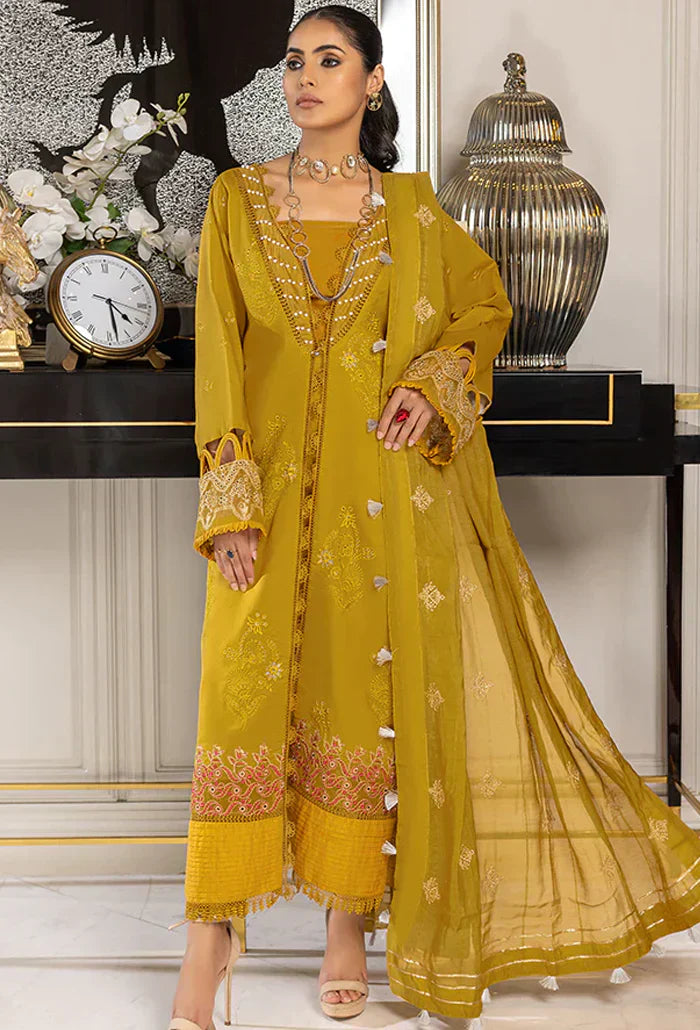 Humdum | Charlotte Chikankari Lawn | D03 - House Of Anaya