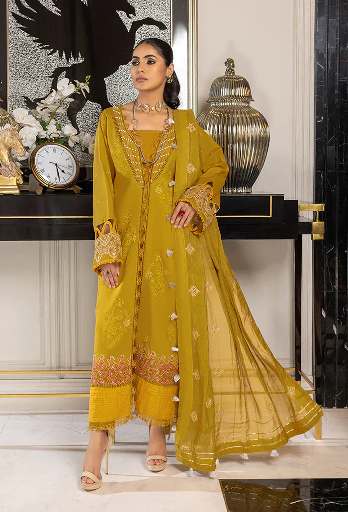 Humdum | Charlotte Chikankari Lawn | D03 - House Of Anaya