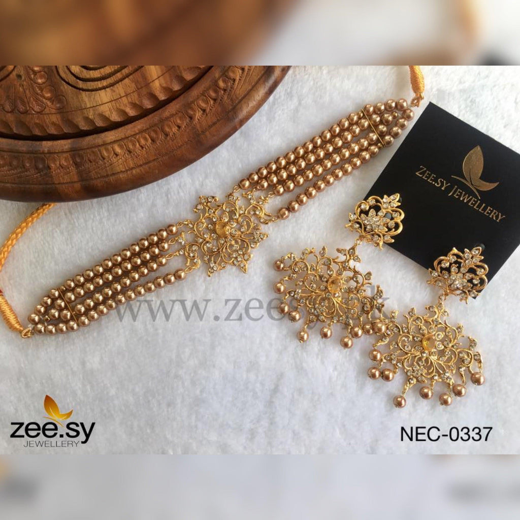 Sunflower Necklace-0337 - Libasekhas