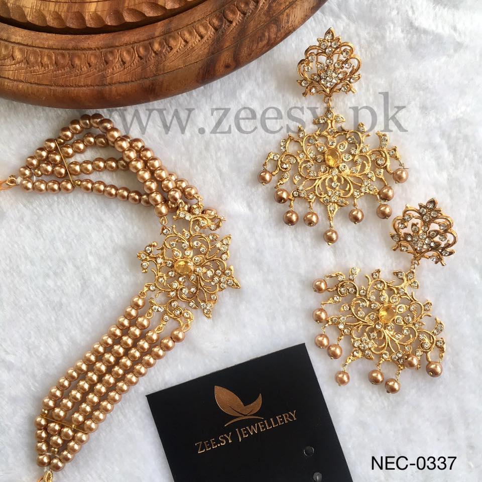 Sunflower Necklace-0337 - Libasekhas