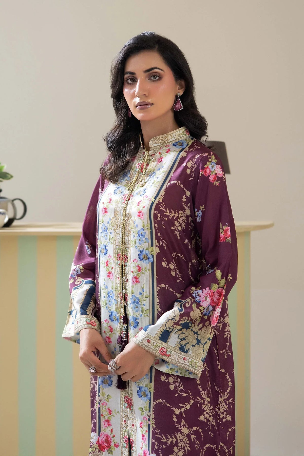 Adans Libas | Adans Jacobean | PRINTED KAFTAN-02 - 1