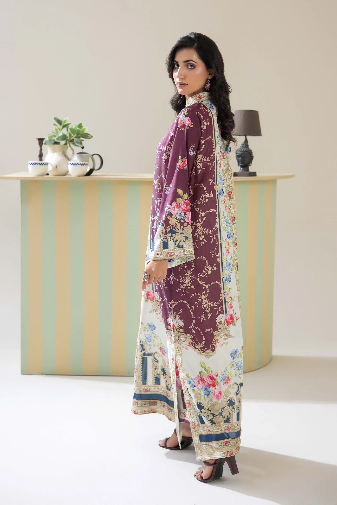 Adans Libas | Adans Jacobean | PRINTED KAFTAN-02 - 3