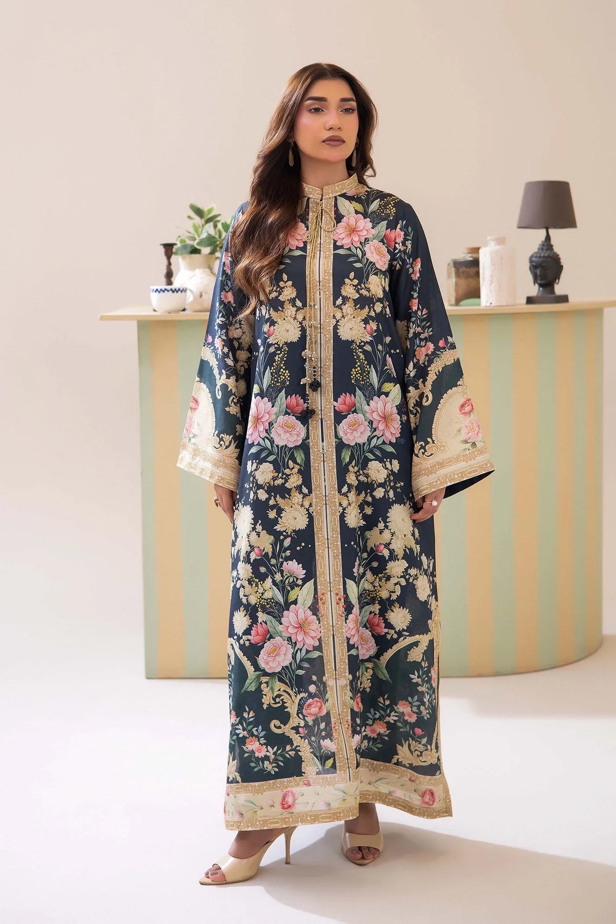 Adans Libas | Adans Jacobean | PRINTED KAFTAN-03 - 1