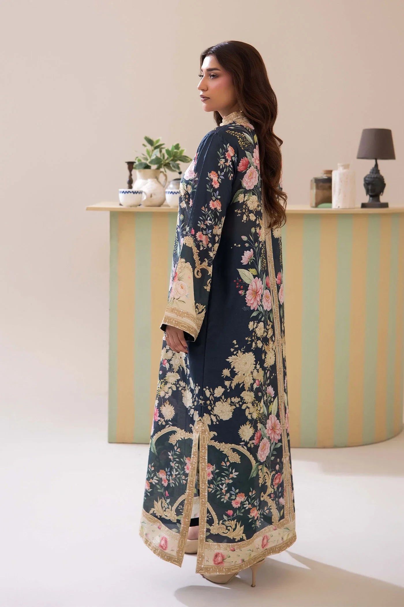 Adans Libas | Adans Jacobean | PRINTED KAFTAN-03 - 3