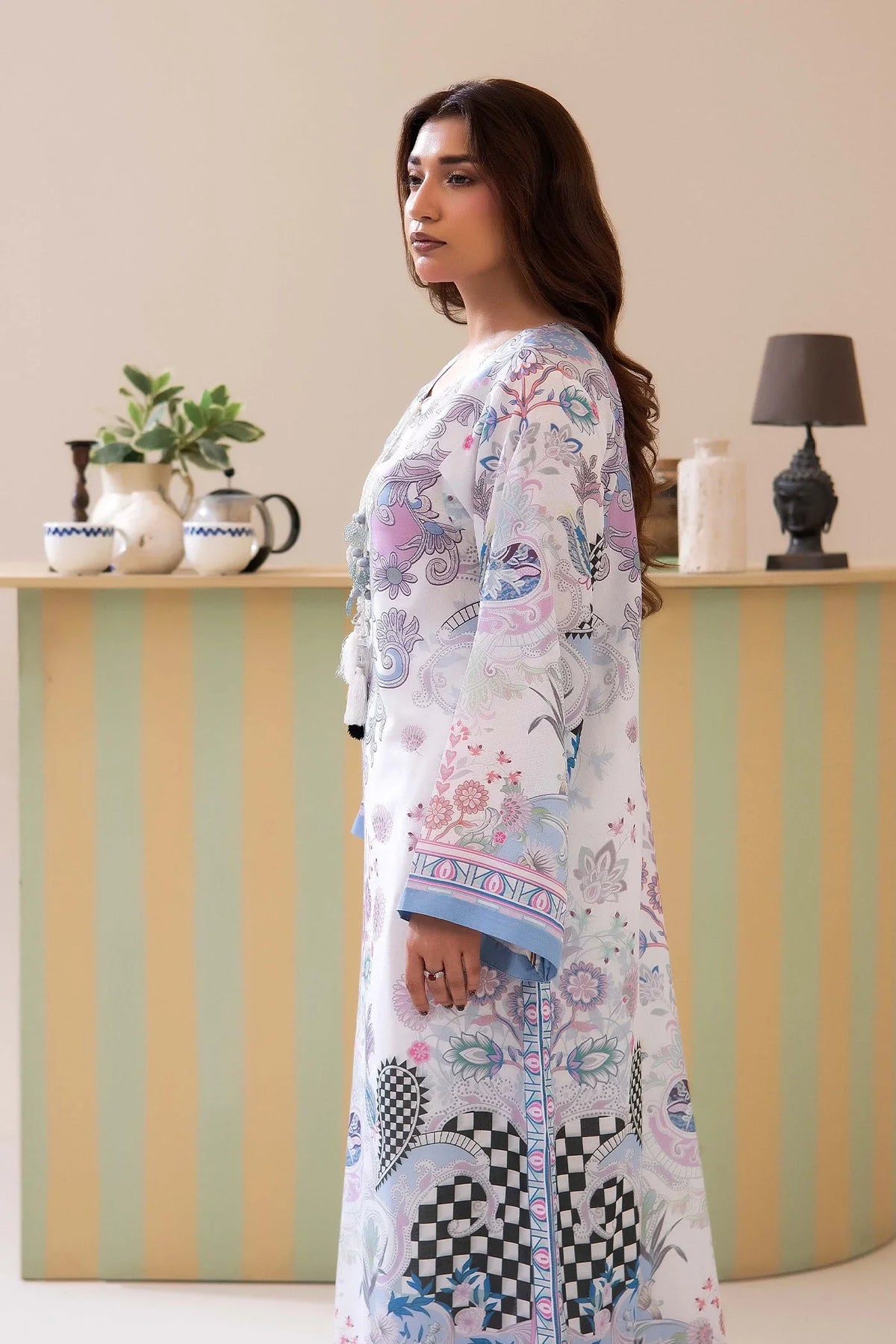 Adans Libas | Adans Jacobean | PRINTED KAFTAN-05 - 4