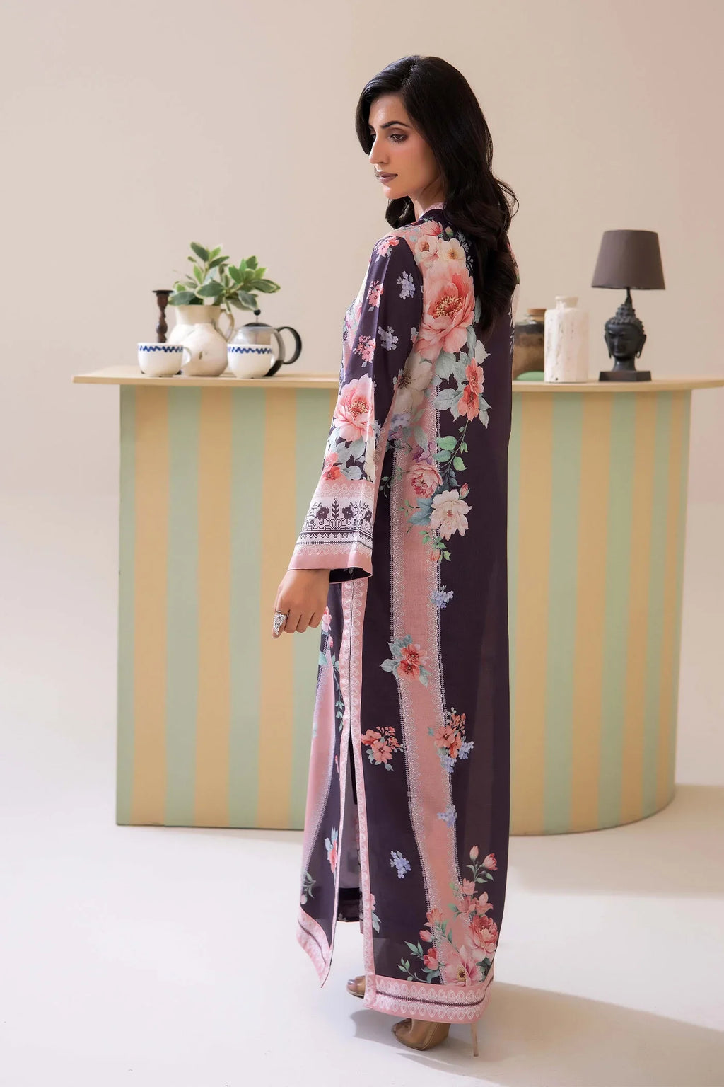 Adans Libas | Adans Jacobean | PRINTED KAFTAN-06 - 3