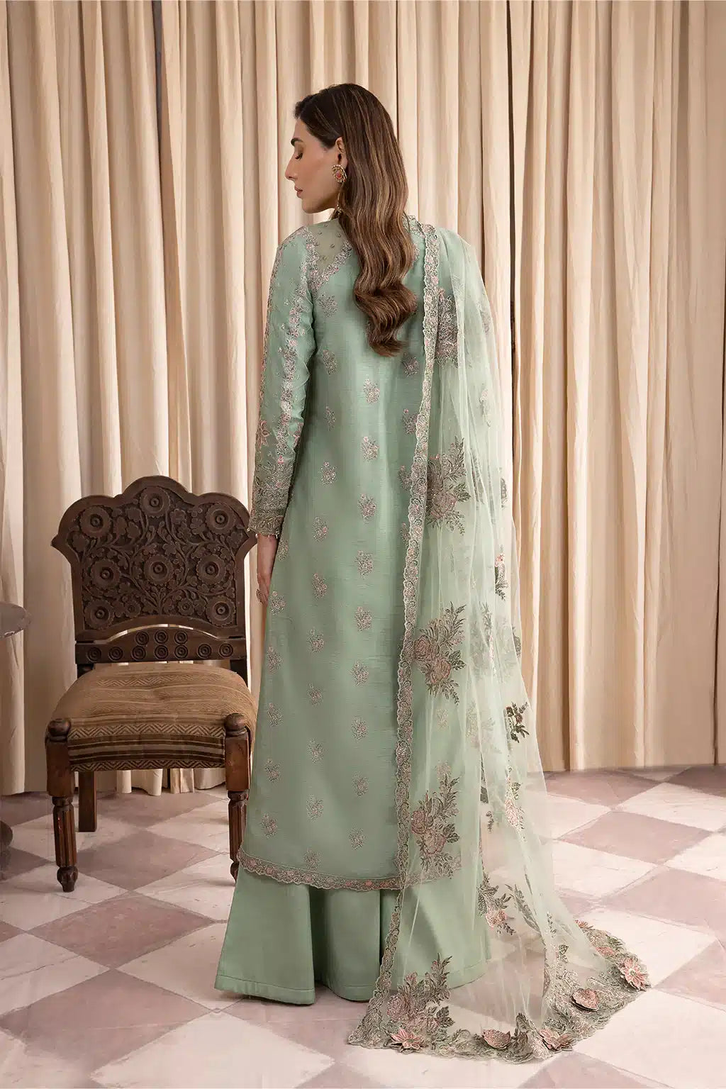 Iznik | Festive Raw Silk 23 | IRS-01 SUAVE - House Of Anaya