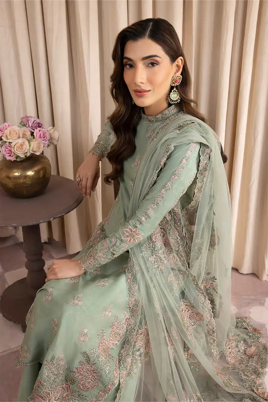 Iznik | Festive Raw Silk 23 | IRS-01 SUAVE - House Of Anaya