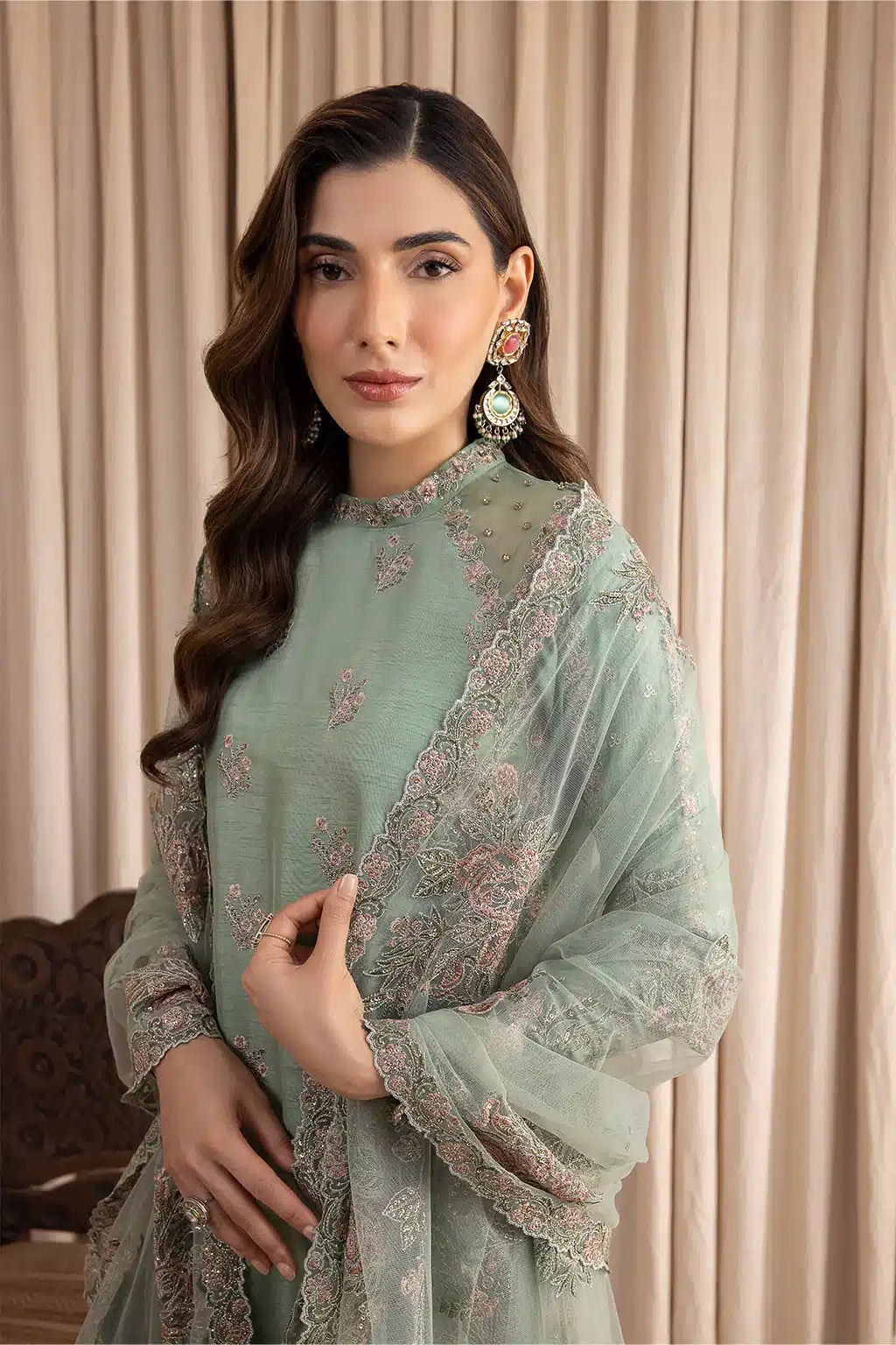 Iznik | Festive Raw Silk 23 | IRS-01 SUAVE - House Of Anaya
