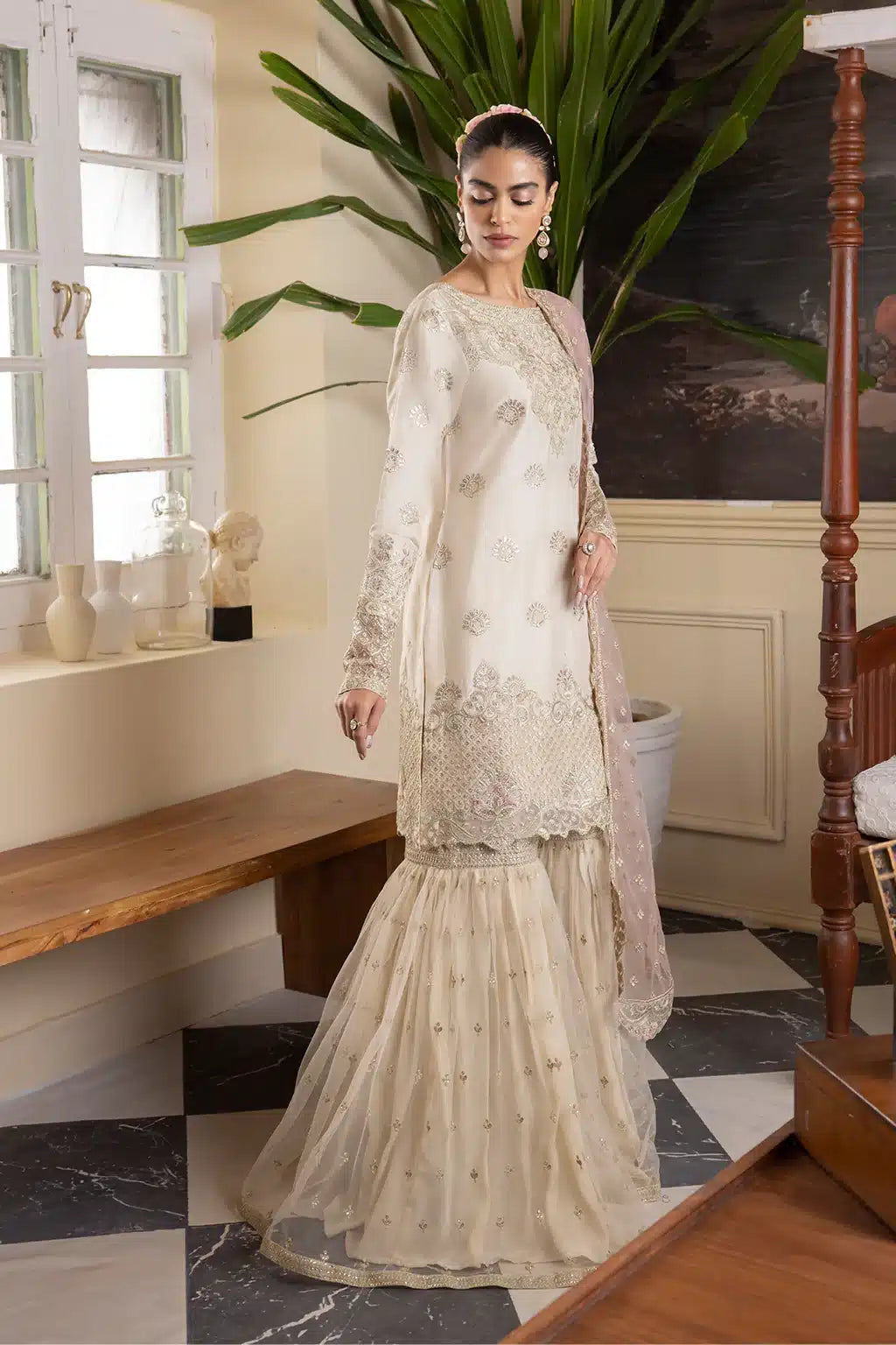 Iznik | Festive Raw Silk 23 | IRS-06 SCINTILLA - House Of Anaya