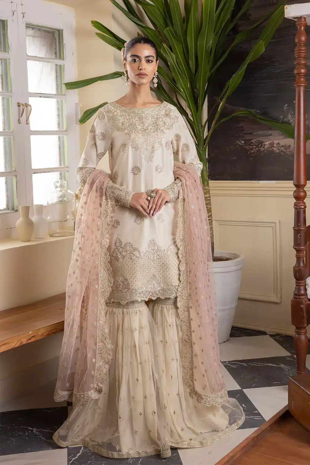 Iznik | Festive Raw Silk 23 | IRS-06 SCINTILLA - House Of Anaya
