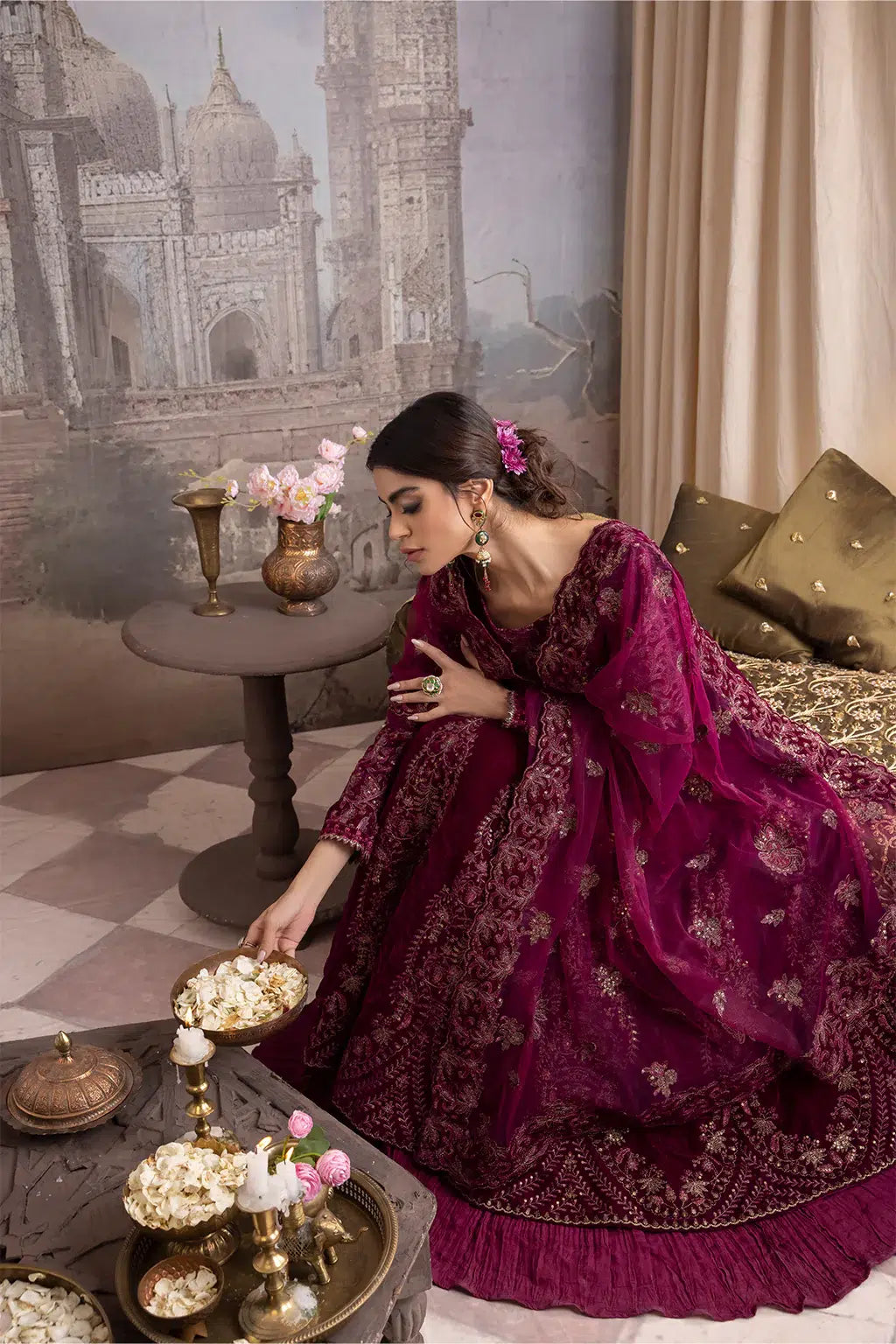 Iznik | Festive Velvet 23 | IV-33 MAHSA - House Of Anaya