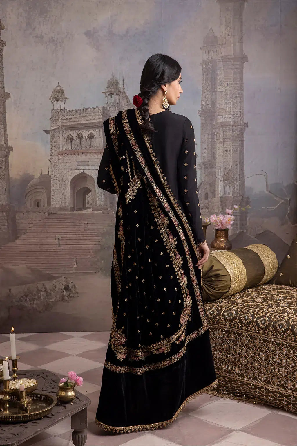 Iznik | Festive Velvet 23 | IV-28 LEILA - House Of Anaya