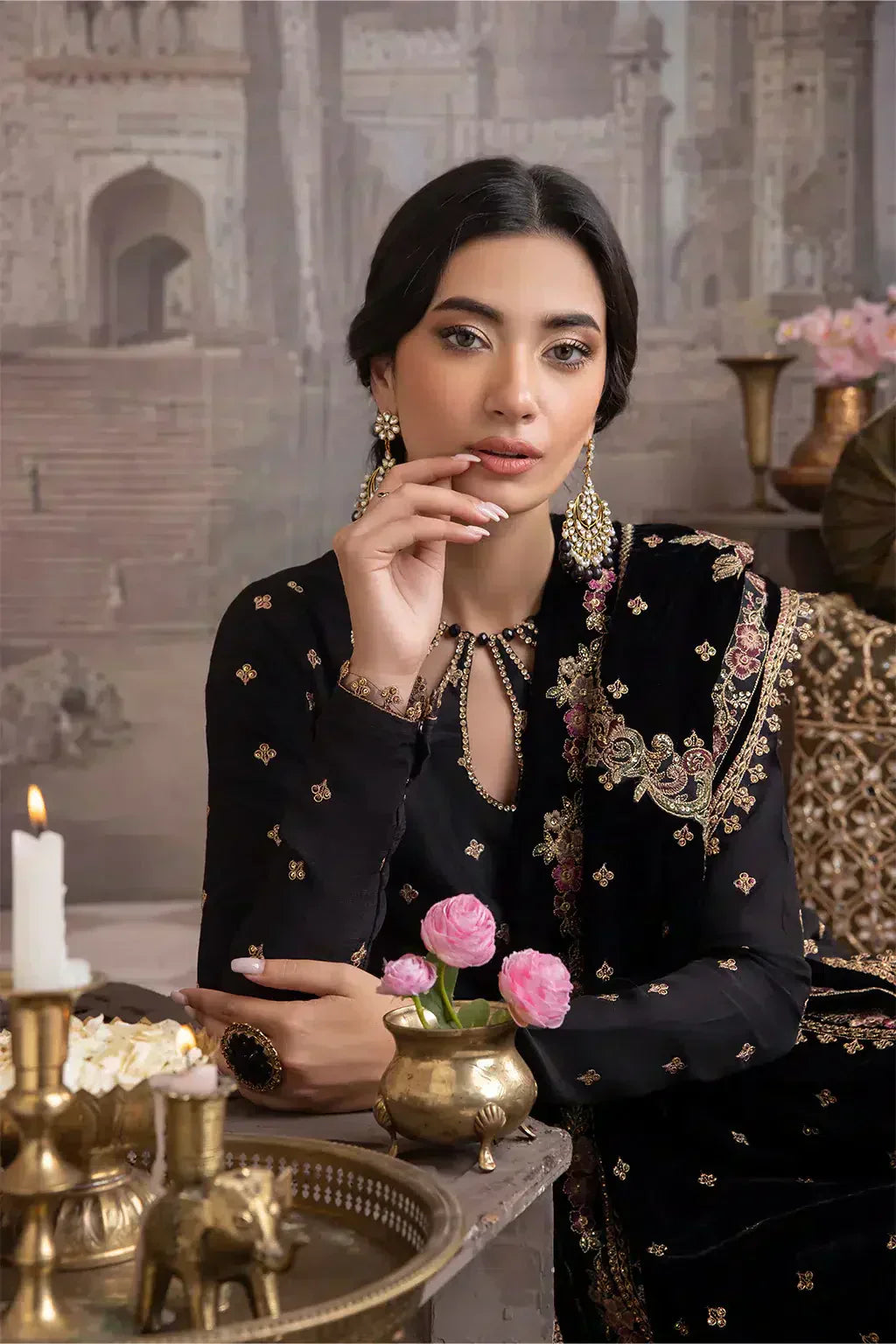 Iznik | Festive Velvet 23 | IV-28 LEILA - House Of Anaya