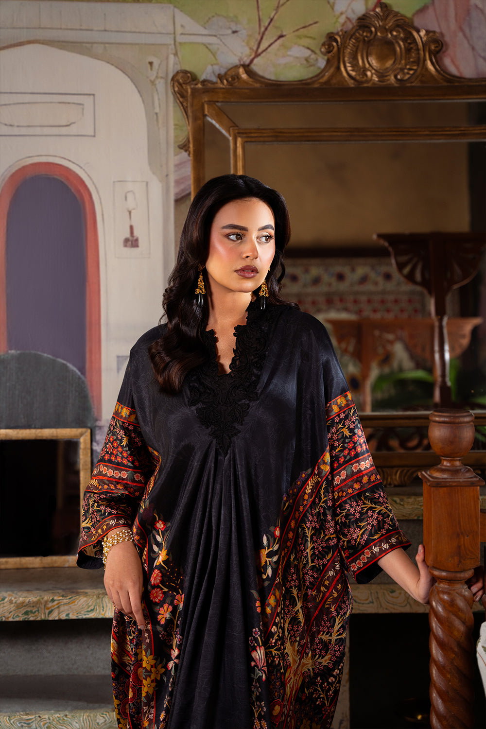 Saira Rizwan | Dahini Silk Pret | REEF -SRLP05-25 - Riwayat-e-Khas